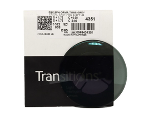 ESSILOR 1.5 Orma TGNS GREY Crizal EASY PRO 0015 фото