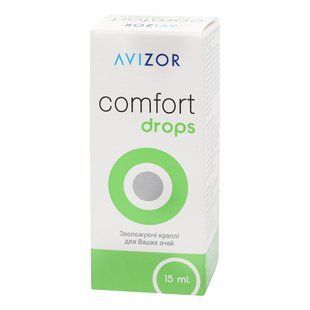 Зволожуючі краплі для очей AVIZOR Comfort Drops 15 ml AV-CD15 фото