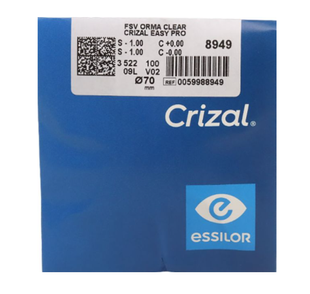 ESSILOR 1.5 Orma Clear Crizal EASY PRO toric 0006 фото